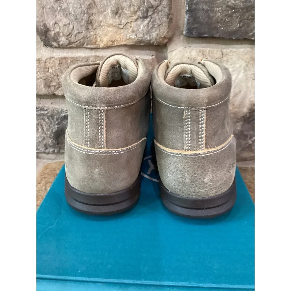 Ariat Spitfire Big Kids 6 Brown Bomber Suede Moc Toe Chukka Boots 10034034 NEW